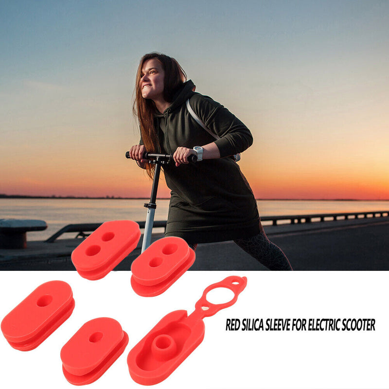 4pcs Case Silicone Cap M365 Electric Scooter Charge Port Cover Dust Plug Newly
