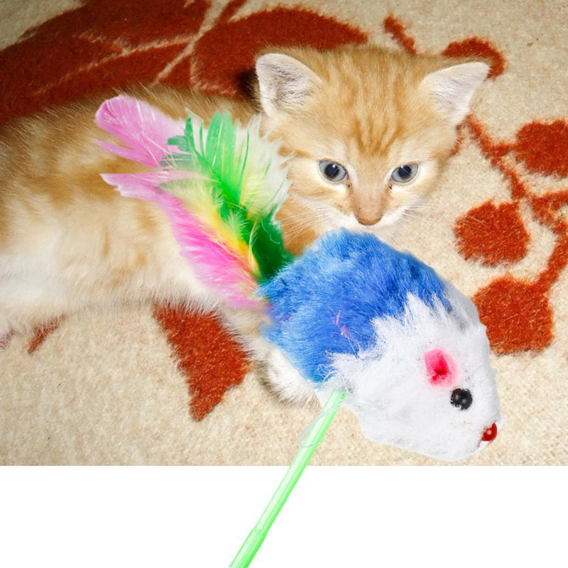 Cat Toys False Mouse Interactive Mini Funny Animal Playing Toys for Cats Kittens