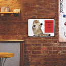 Beware of Cat Retro Metal Plate Tin Sign Plaque Poster for Bar Club Cafe