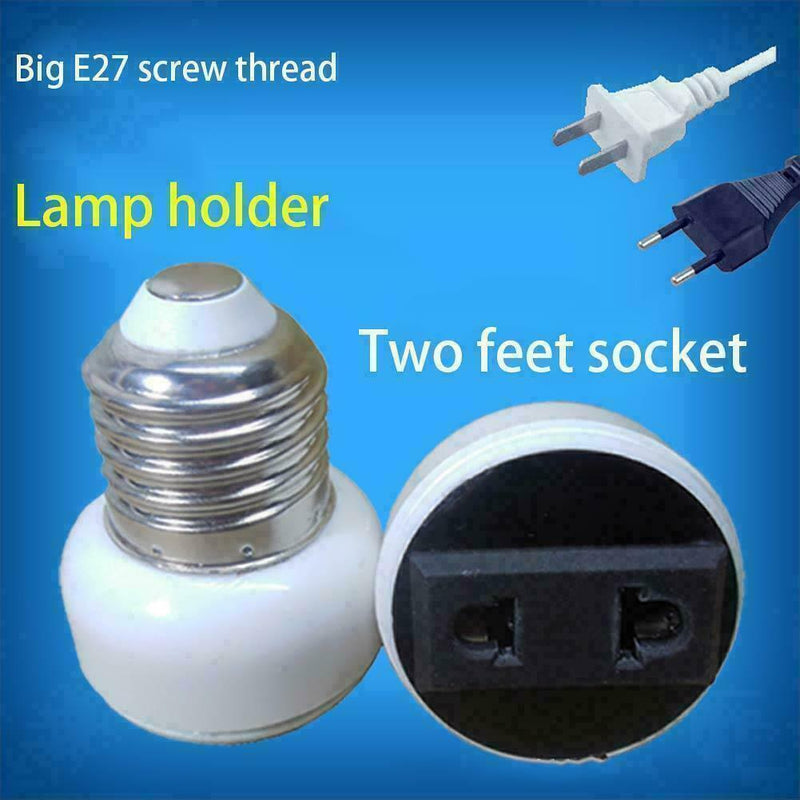 BIN E27 Screw Socket Lamp Light Holder Bulb Convert Outlet Female C4I2 H7G5