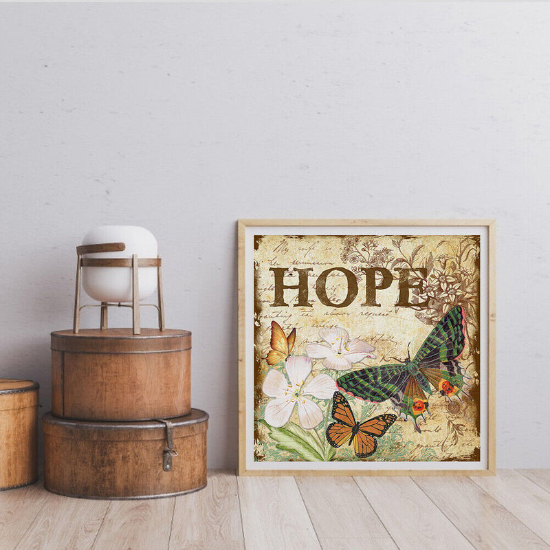 DIY Paint By Number Kit Butterfly Acrylic Paint Home Office Hanging Craft Gift