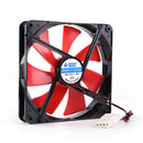 140mm 4-Pin Ultra Silent PC Case Cooling Fan CPU Cooler Fan Computer Radiator
