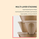 Strawberry Planter Pot Stackable Flowerpots Plants Seedling Holder (Beige) Newly