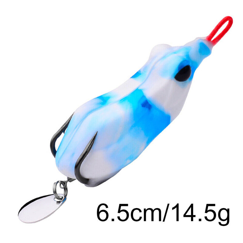 Topwater Crankbait Artificial Fishing Bait 6.5cm 14.5g Ray Frog Lures with Hooks