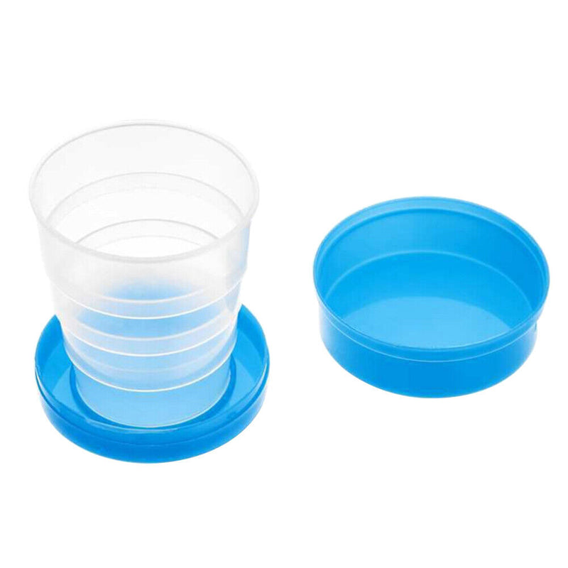 100ml Portable Folding Water Bottle Outdoor Travel Camping Drink Cup (5pcs)
