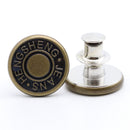 Replacement Jeans Button Kit 17mm No Sewing Metal Denim Buttons Repair Combo