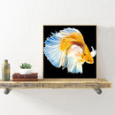 DIY Diamond Goldfish Full Round Drill Mosaic Wall Art Picture of Rhinestone