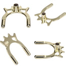 2pc Brass Bridge Head Pool Cue Stick Frame Pole for Snooker Billards 9 Ball