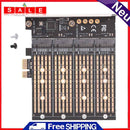 SA3034M NVME M.2 to PCI-E 1x Adapter Card for M-Key NVME/B-Key SATA Extend Board