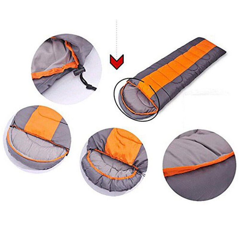 Windproof Sleeping Bag for Adults Outdoor Camping Warm Sleeping Pouch Blanket