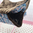 Small Animal Hammocks Double Bunkbed Pet Cage Rabbit (Blue Medium)