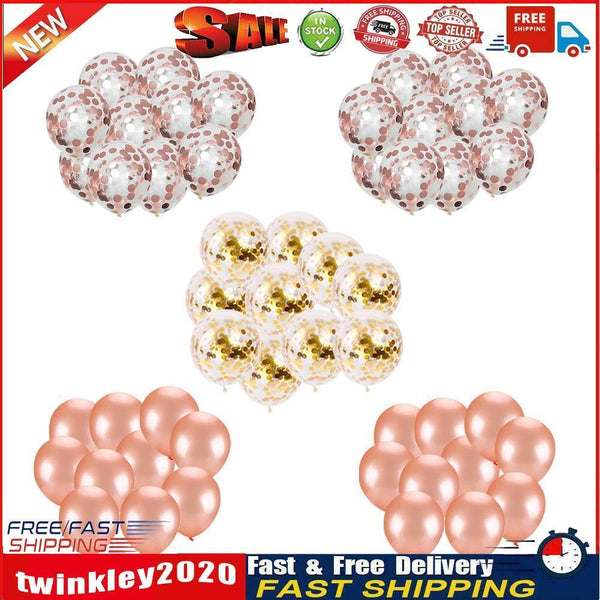 50pcs Latex Sequins Balloons Kids Gift Wedding Party Supplies Scene Prop Newly