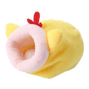 Pet Sleeping House Warm Hamster Puppy Kitten Bed Soft Nest Kennel (Yellow) Newly