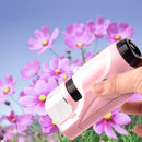 #A Mini Pocket Microscope Kit 60X-120X Handheld Microscope Equipment with Light