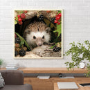 Oil Painting By Numbers Acrylic Handmade Little Hedgehog Digital Picture Decor