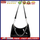 Fashion Women PU Solid Color Chain Shoulder Underarm Bag Ladies Hobos Handbags