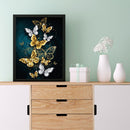 11CT Full Embroidery DIY Butterflies Stamped Cross Stitch Art Needlework Ki
