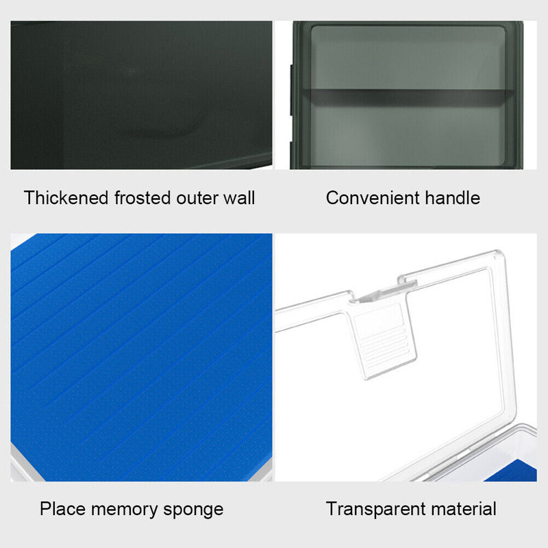 Plastic Fishing Tackle Box Portable Bait Lure Hook Storage Organizer Containe