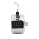 Tally 4 Digit Hand Clicker Mechanical Golf Training Counter (Metal Knob)