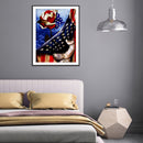 5D Diamond Painting USA Independence Day Full Round Drill DIY Home Picture Ki