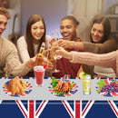 United Kingdom Flag British Party Supplies UK Flags Paper Plates Tablecloth
