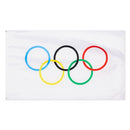 Olympic Decorations Outdoor Banner Olympics Game Flag Polyester Fabric