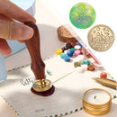 Wax Seal Stamp Retro Round Star Moon Sealing Wax Dedicated Copper Head (C) Newly