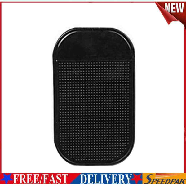 Car Dashboard Sticky Pad Anti Slip Cell Phone Key Holder Mat Black/White #F