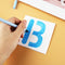 Decorative Embossing Template Alphabet Number  Scrapbooking Layering Stencils