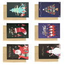 Gift Cute Creative Holiday Blessing Postcard Christmas Greeting Card Envelope