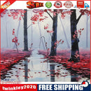 Red woods 50x40cm Oil Paint By Numbers Picture DIY Painting HY2106026