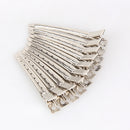 10pcs Hair Clips Hair Stainless Steel Hairdressing Sectioning Clips Clamp Newly