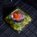 Orgonite Pyramid Amethyst Expel Evil Force Gather Fortune Jewelry Gift Gem Stone