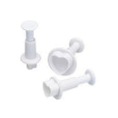 Baking Tool Fondant Cookie Mold Mould Cake Decorating Plunger Cutter Love Heart