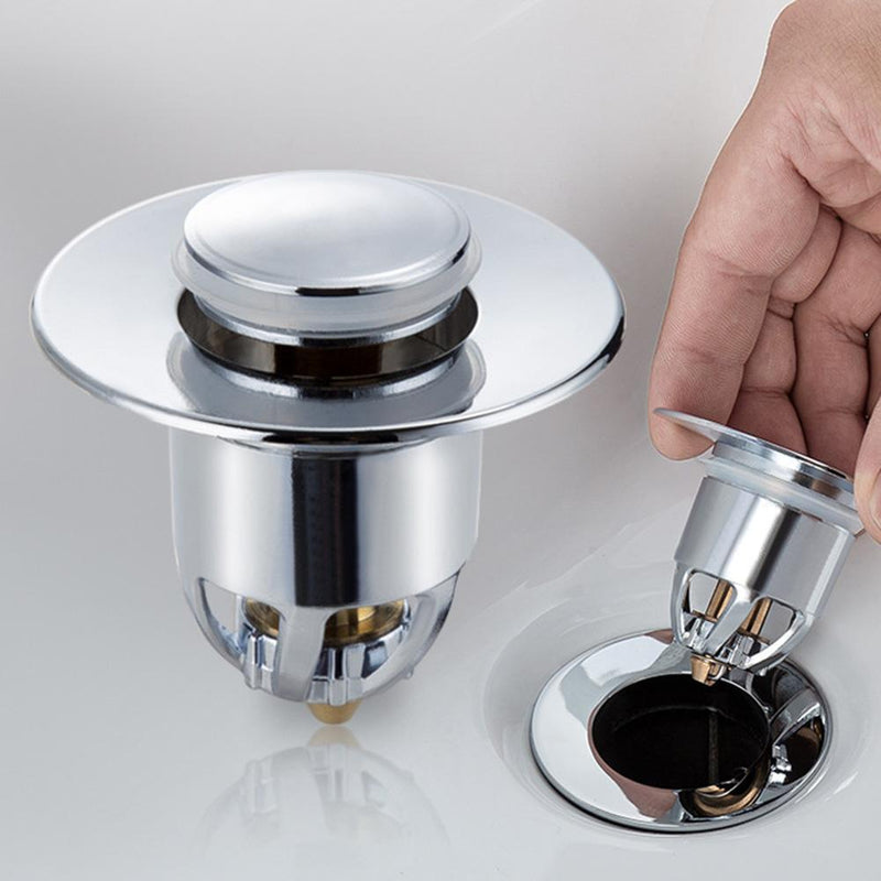 Prevent Clogging Sink Drain Bouncing Plug Washbasin Bathroom Water Stopper