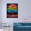 DIY Full Round Drill Rhinestone Diamond Painting Luminous Tree Handwork Home Art