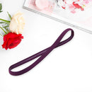 Elastic Sweatbands Pure Anti-slip Football Sport Running Headband (Purple)