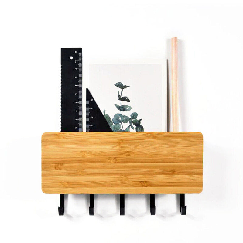 Wooden Door Back Storage Rack Key Hanger Decorative Small Wall Hook (NO 2) Newly