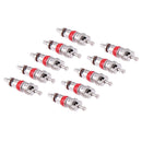 10pcs Tyre Valve Cores w/ Remover Tool for Schrader Car Bike Motorcycle