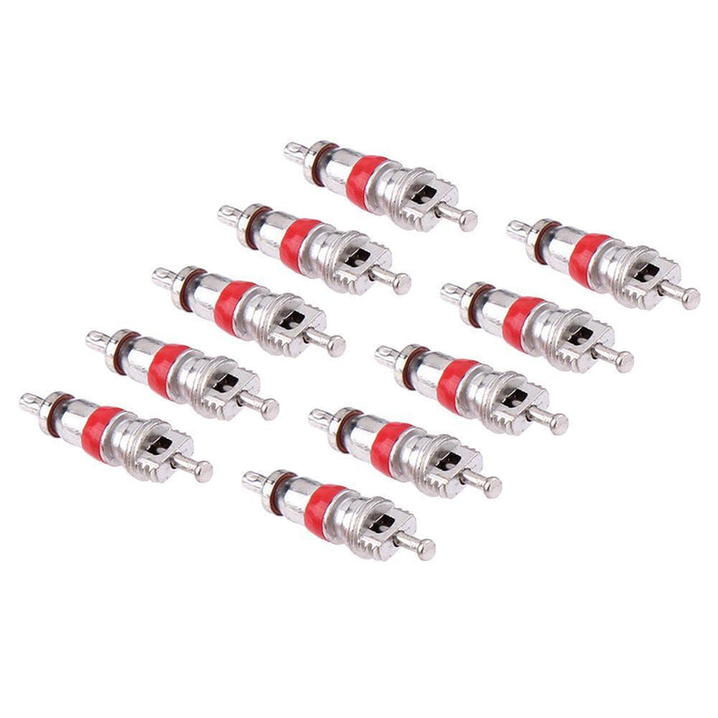 10pcs Tyre Valve Cores w/ Remover Tool for Schrader Car Bike Motorcycle