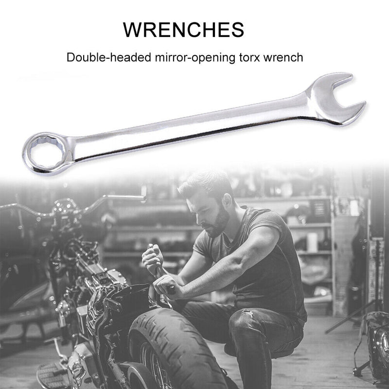 Double Head 6mm Open Box End Metric Wrench Opened Ring Dual Use Spanner