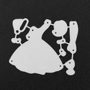 DIY Craft Cutting Dies Stencil Scrapbook Embossing Album Card Dress (GG0179-2253