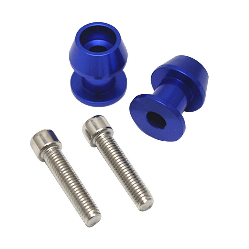 8mm CNC Swingarm Spool Sliders for Suzuki GSXR600 750 1000 GSX1300R (Blue)