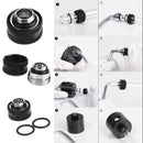 G1/4 Thread Rigid Tube 14mm Hard Tube Extender for PC Water Cooling(Black)