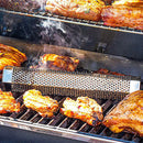 BBQ Wood Pellet Smoke Tube Grill Hot Cold Tuxedo Hexagonal Perforated Smoker