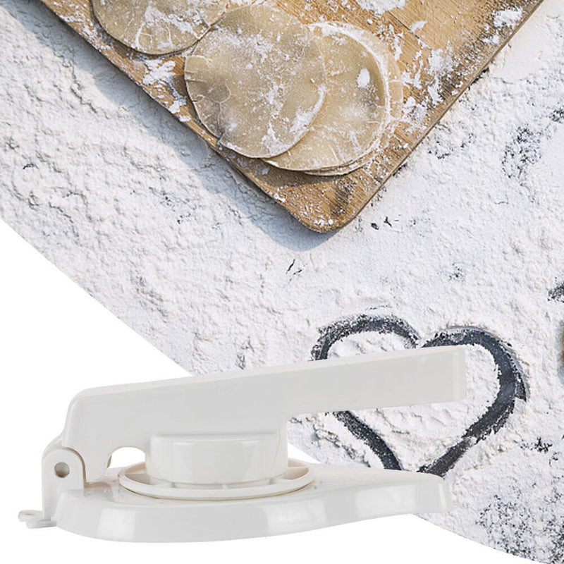 Dumpling Skin Noodle Pressing Dough Mould Maker Pie Pastry Tools (B White) Newly