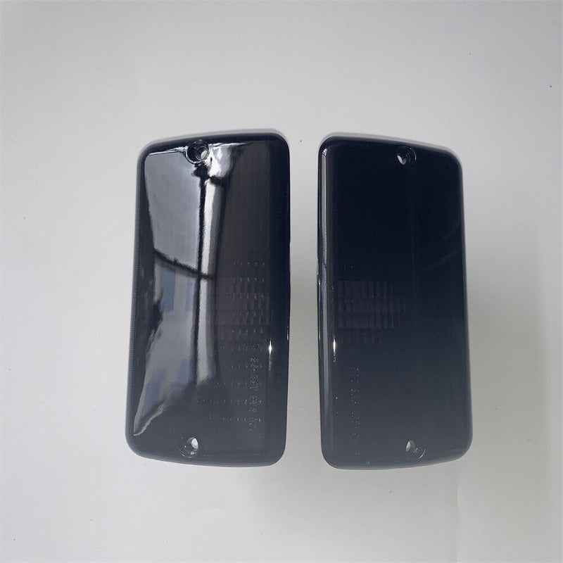 For Jeep 1997-2006 Wrangler TJ Smoke Tinted Front Signal Parking Lights Pair