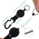 Doctor Nurse Clip ID Card Badge Holder Retractable Keychain Badge Reel Clip