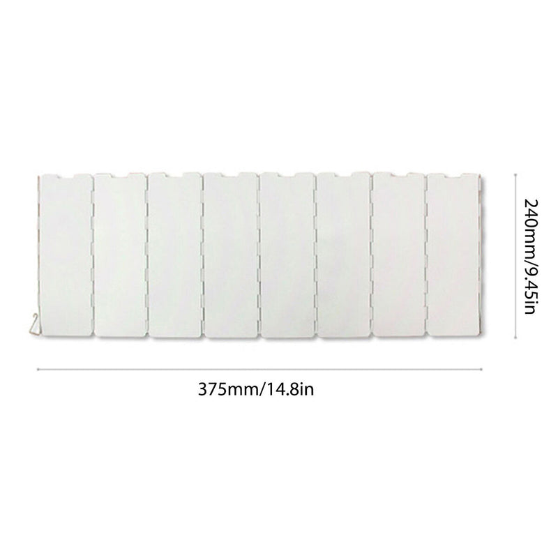 8 Plates Windshield Aluminum Alloy Cooking Windproof Screen Camping Equipme