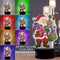 DIY Diamond Painting LED Light Special Shaped Santa Claus Embroidery Lamp